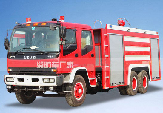 12噸慶鈴FVZ五十鈴后雙橋泡沫消防車(chē)價(jià)格