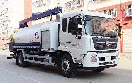 多功能灑水車價錢多少錢_國六東風(fēng)天錦鐵路抑塵車
